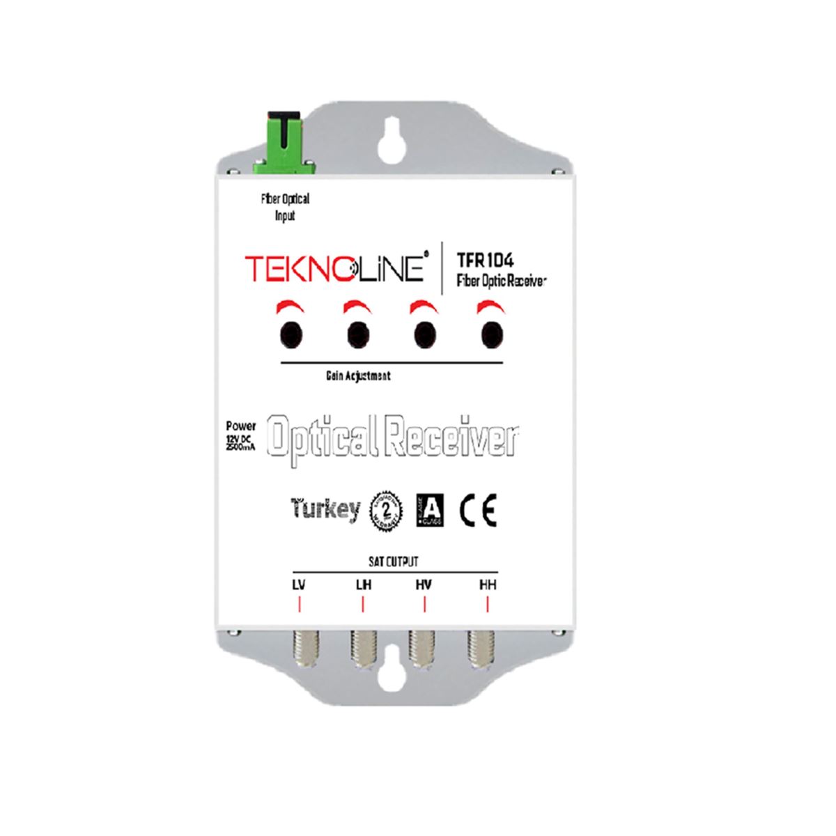 TFR 104/EK UYDU TEK KOR DUVAR TİPİ OPTİK RECEIVER 1