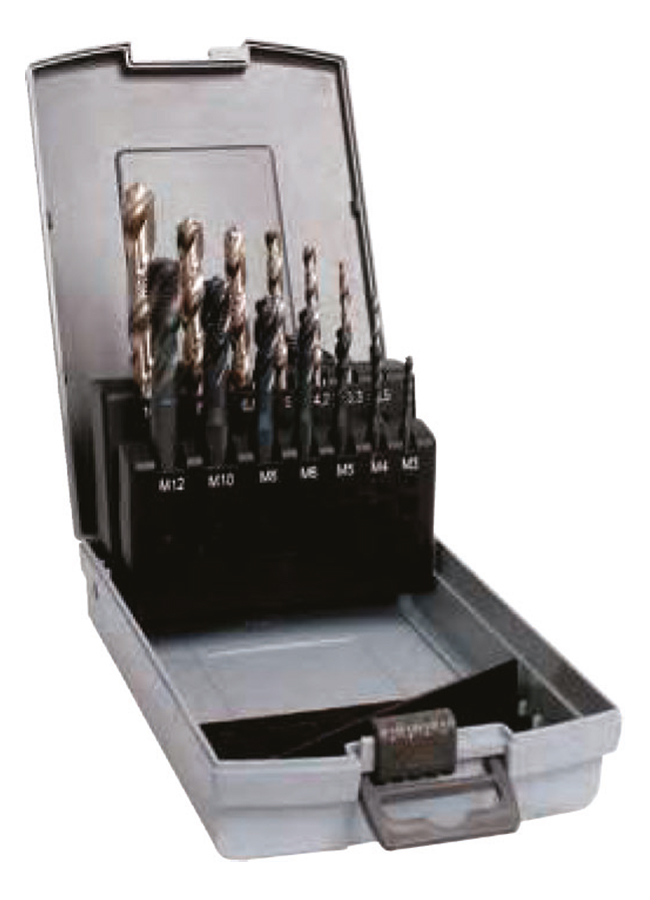 M3-M12 HELİS MAKİNE KILAVUZ VE MATKAP SETİ HSS N-CNRSP-SET