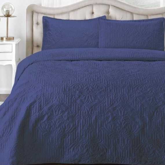 YATAK ORT. FLAIR LACIVERT 180X230(N) 1