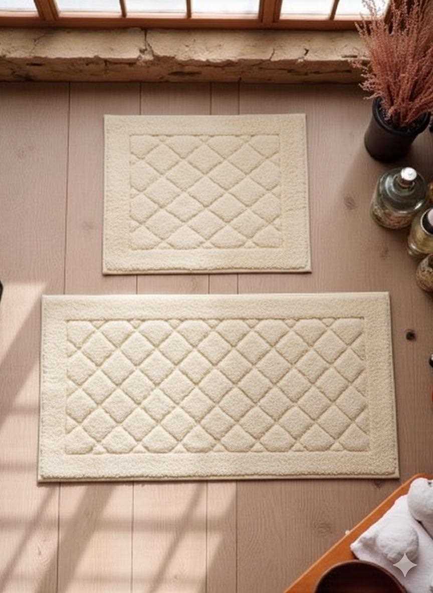 KLOZET TAKIMI TUFTING BALANCE KREM 60X10 1