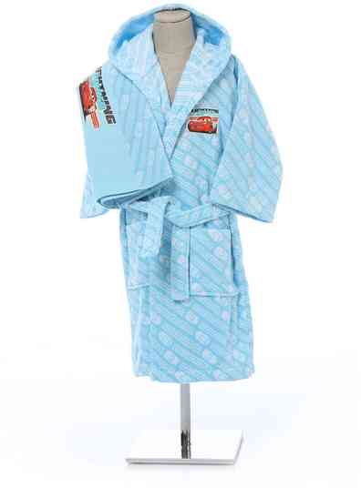 DSNY CARS POWER MAVI BORNOZ SETI 11-12 1