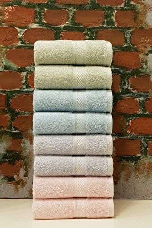 COLORFULL A.YESIL HAVLU 40*70 1