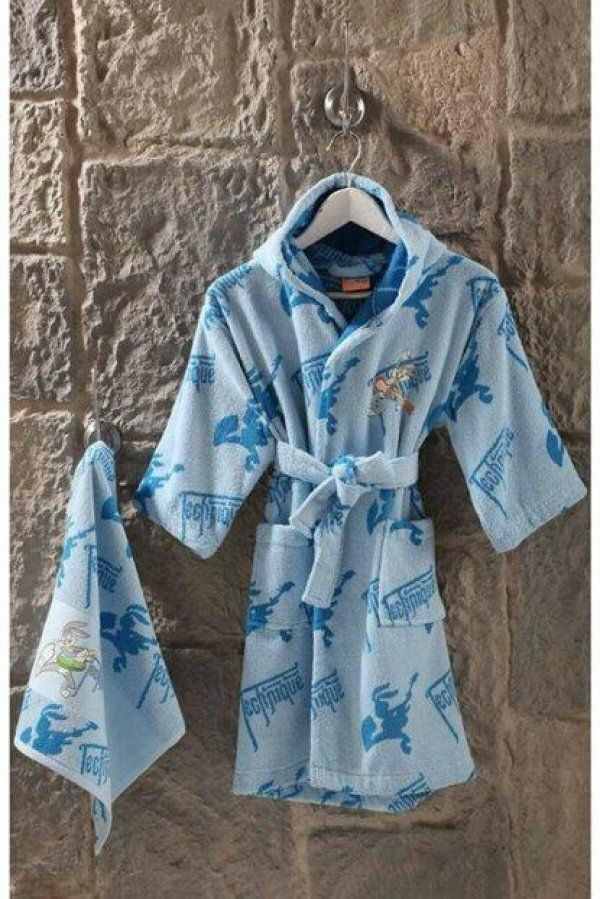 BUGS BUNNY GALAXY MAVI BORNOZ SETI (7-8) 1