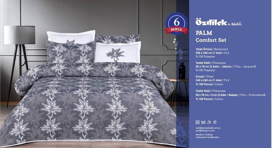 COMFORT SET PALM LACIVERT 1