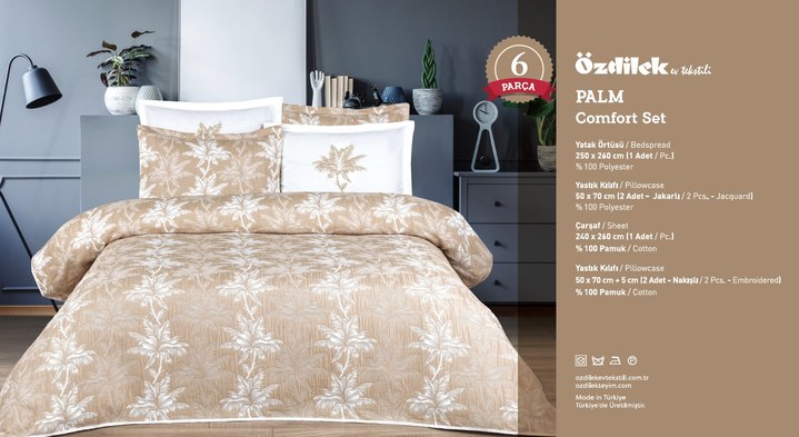 COMFORT SET PALM BEJ 1