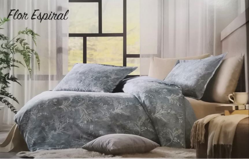 UYKU SETI RF TK MAVI FLOR ESPIRAL (B) 1