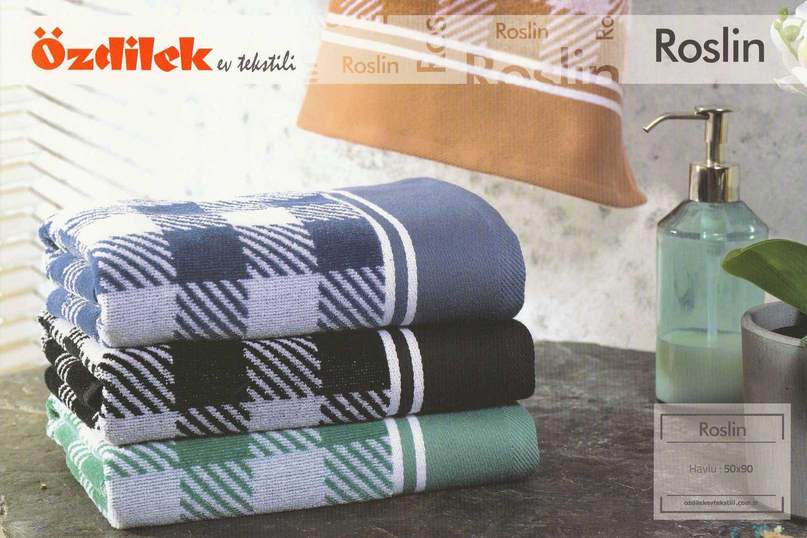 ROSLIN/SIYAH HAVLU 50*90 1