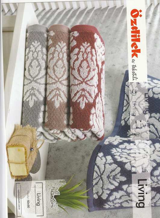 LIVING/BORDO HAVLU 50*90 1