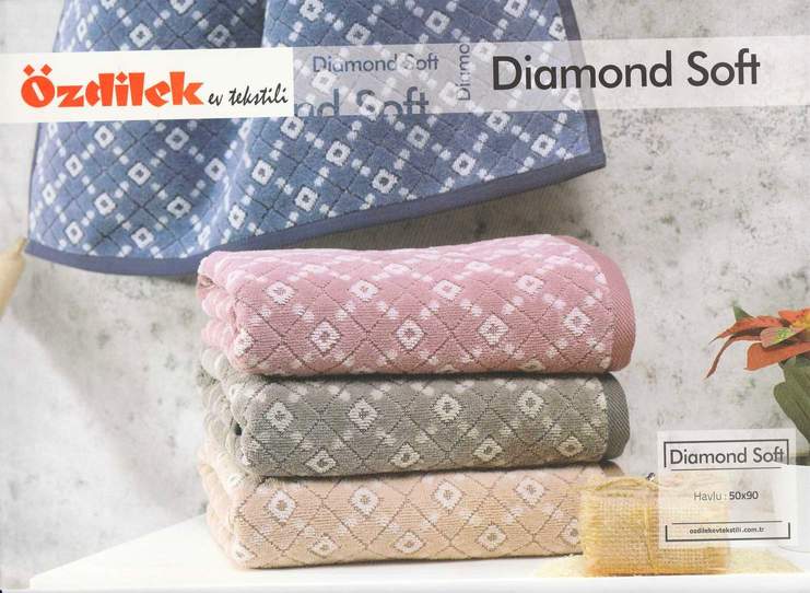 DIAMOND SOFT/GRI HAVLU 50*90 1