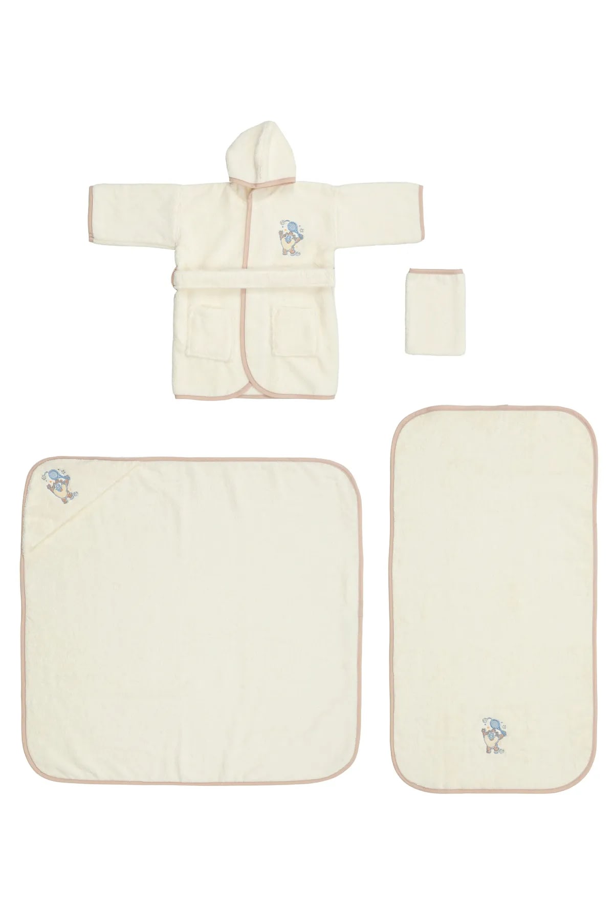 TAZ GOAL 23 KREM-BEJ BEBE SETI 1