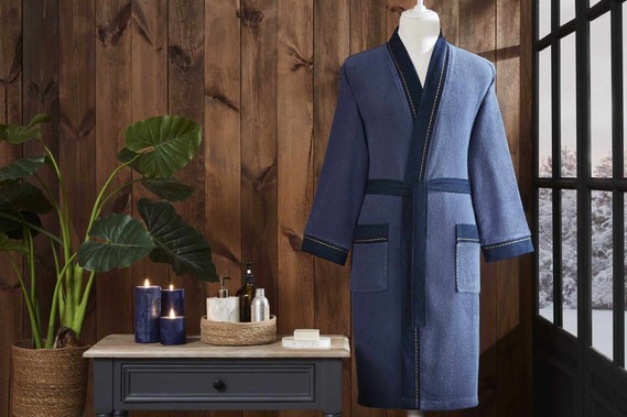 MASKULEN OREGON LACIVERT KIMONO (L) NAK 1