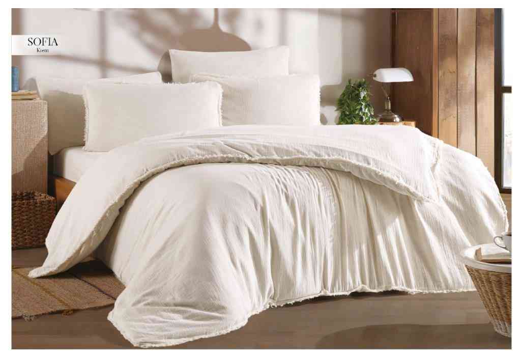 NEV.TK.FITTED.CAR MUSLIN CK KREM SOFIA 1