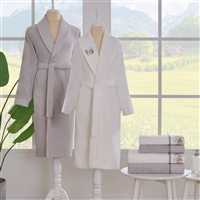 Özdilek Ditsy Garden Aile Seti Gri/Krem 1