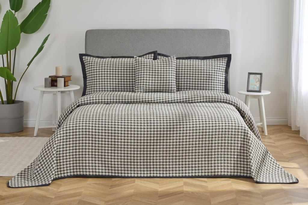 YATAK ORTUSU PLAID INDIGO TK 1