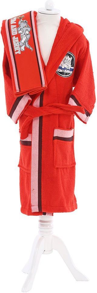 TOM AND JERRY RED KRMZI BORNOZ SETI 9-10 1