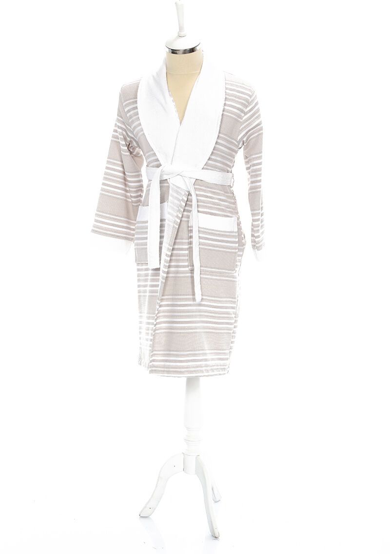 DAMLA/BEJ SALYAKA PESTEMAL BORNOZ (S/M) 1