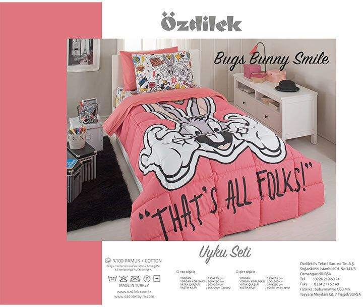 UYKU SETI RF TK KRM BUGS BUNNY SMILE (B) 1