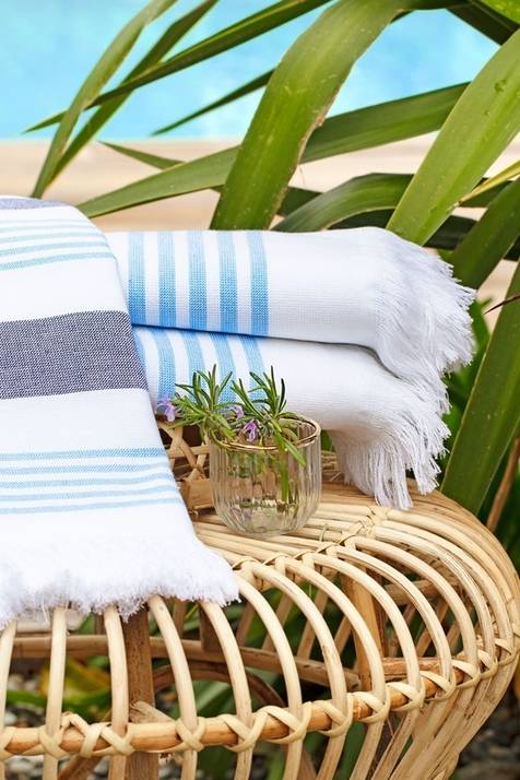 RIVER/MAVI HAVLU PESTEMAL 50*80 1