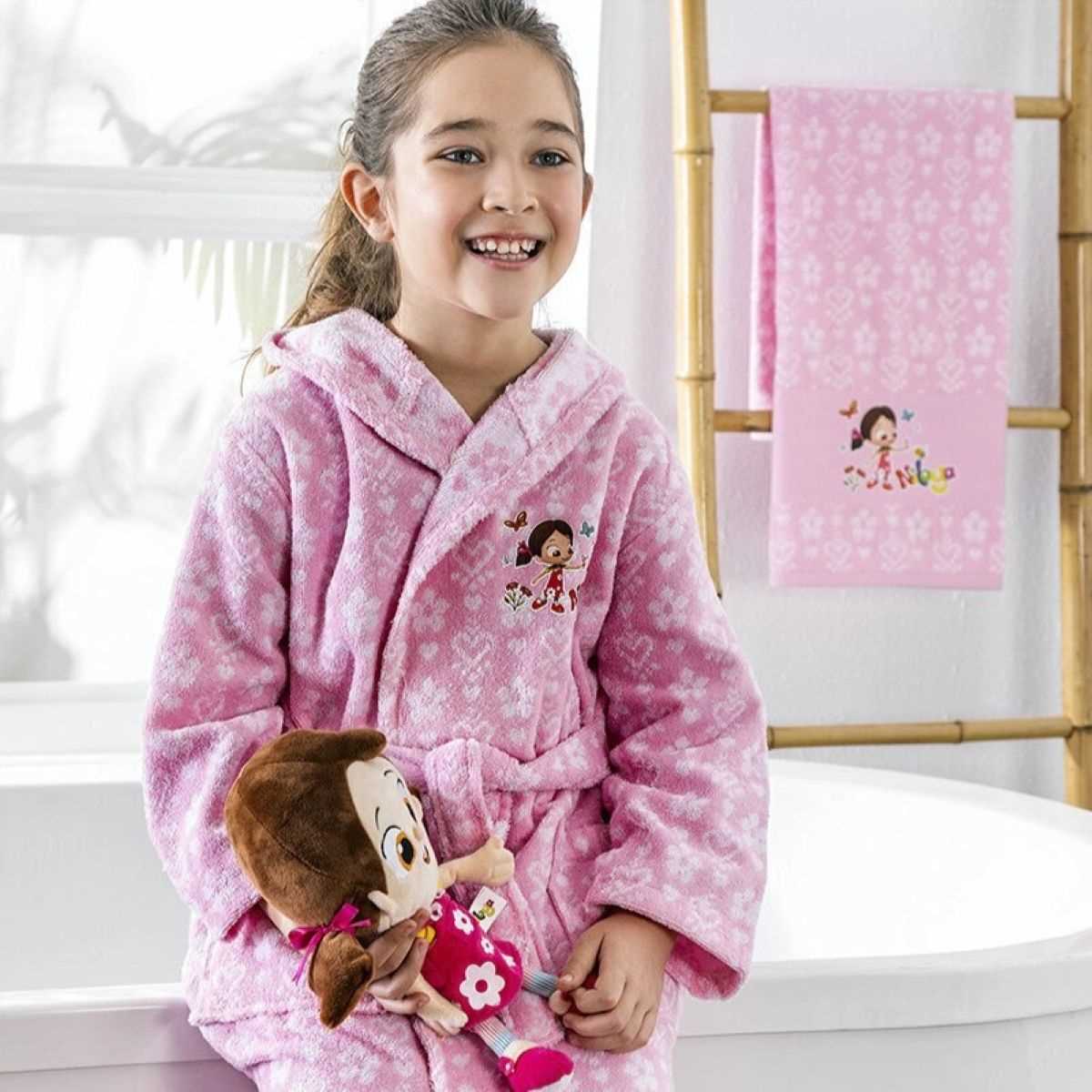 NILOYA HEART PEMBE BORNOZ SETI (5-6) 1