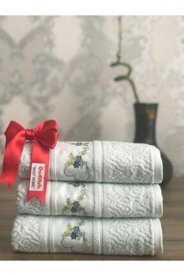 FLORET BEYAZ HAVLU 50*90 NAK-04 1