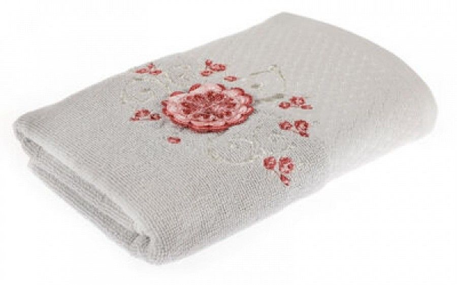 MARIPOSA GRI HAVLU 50*90 21-01 BUTIK 1