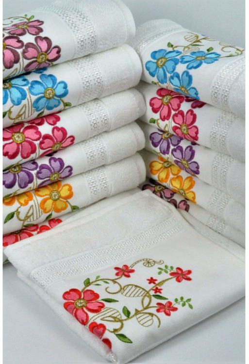 ACELYA BEYAZ HAVLU 50*90 21-16 NAK 1