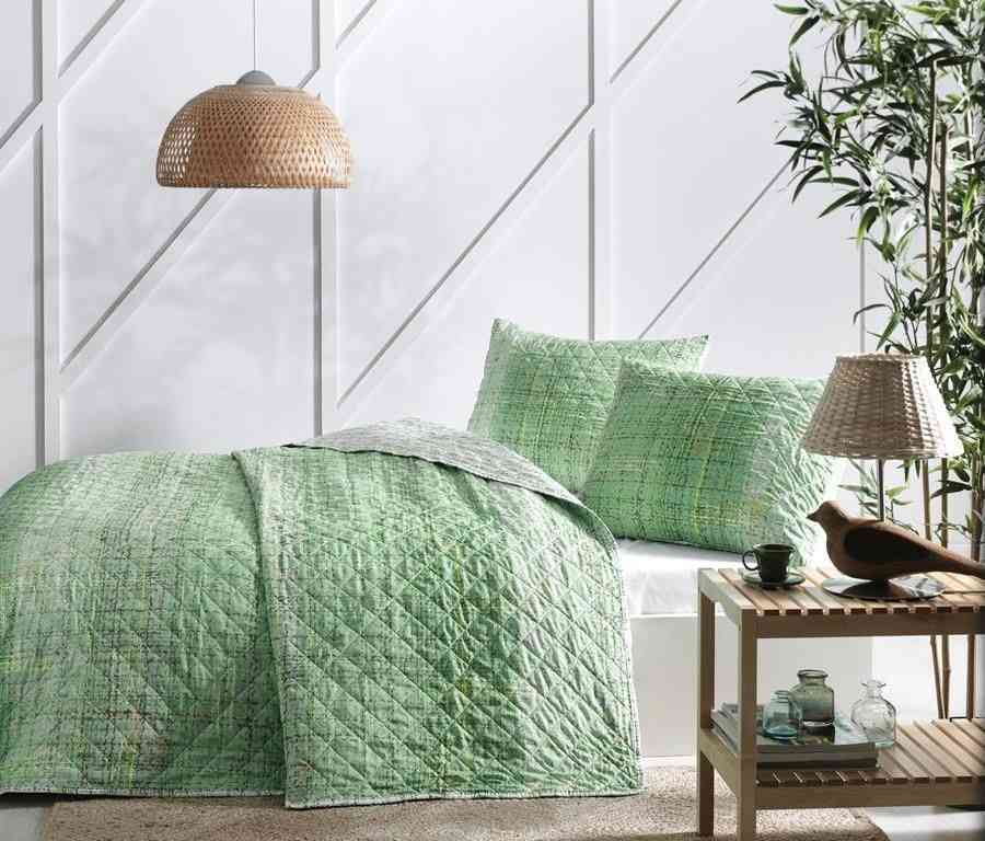 YATAK ORT.SET PC TK YESIL WEAVE 1