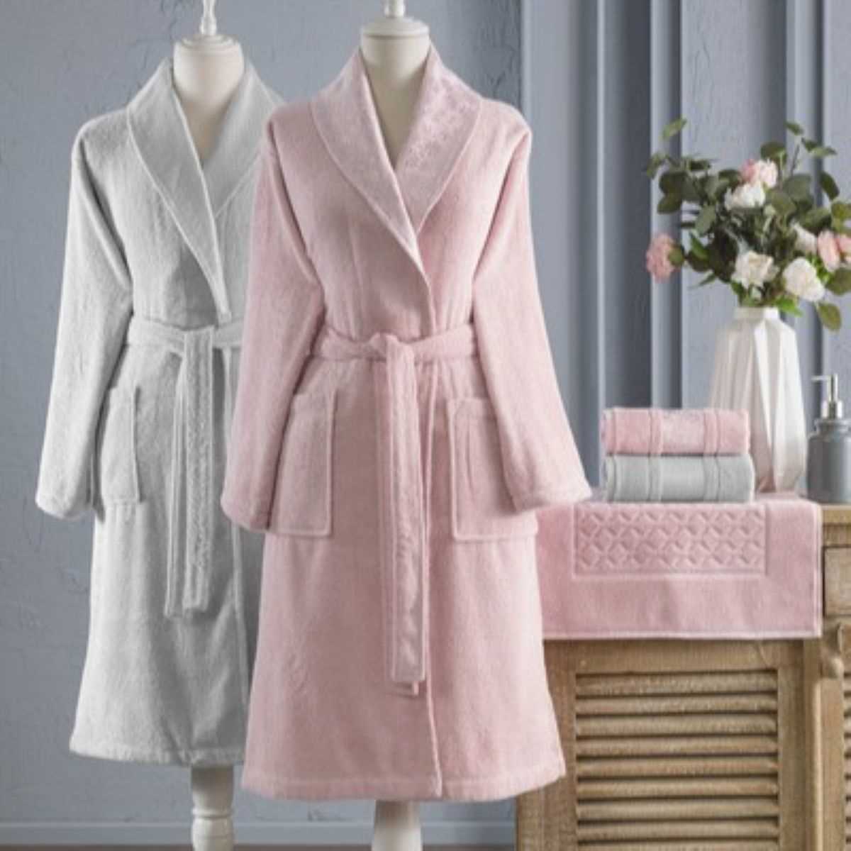 BLOSSOM PEMBE-GRI HAPPY SET 1