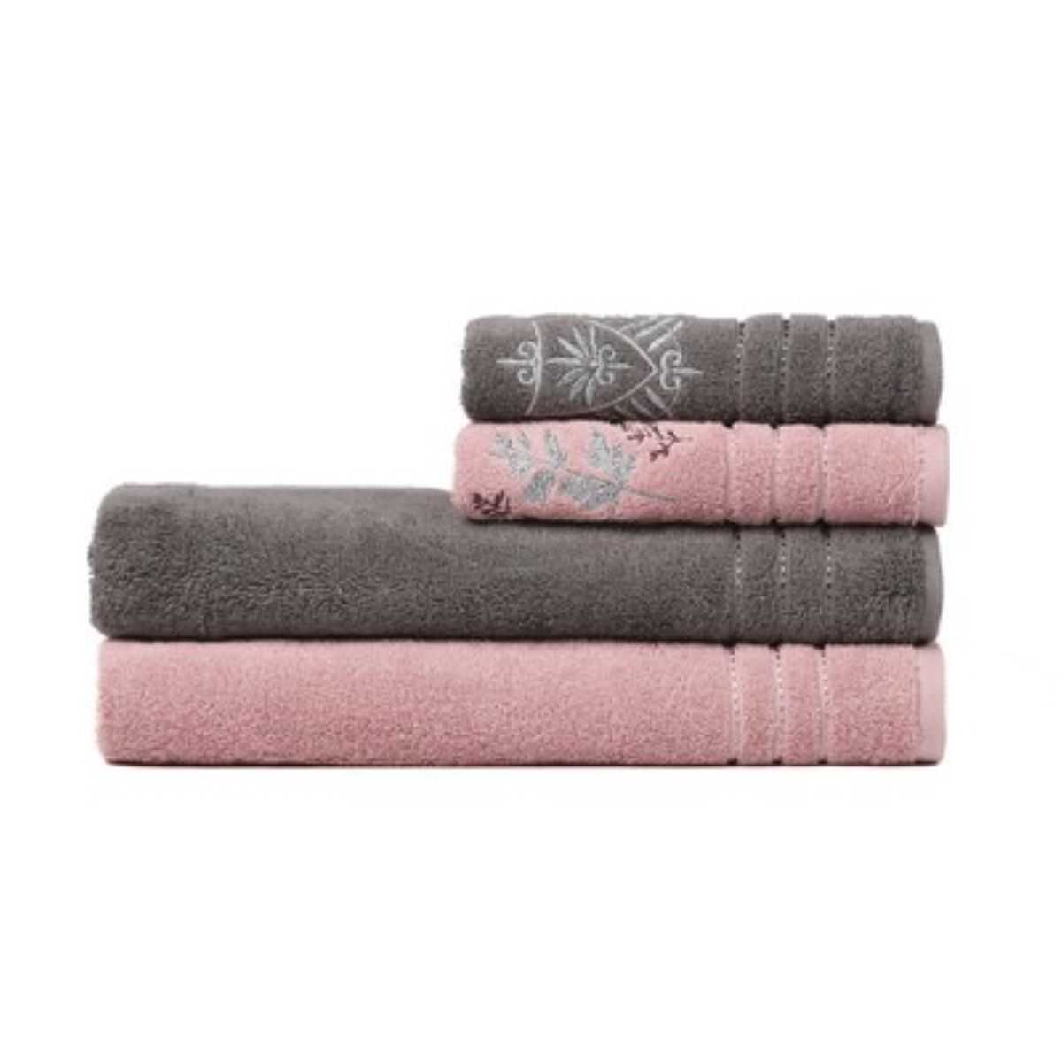 SOFT LEAF PEMBE-ANTRASIT BEST SET 1