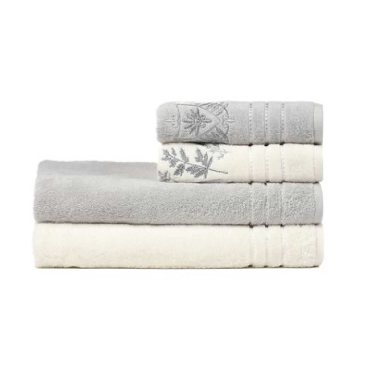 SOFT LEAF KREM-GRI BEST SET 1