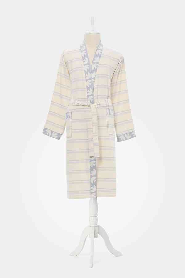 BIRDS/GRI KIMONO PESTEMAL BORNOZ (S/M) 1