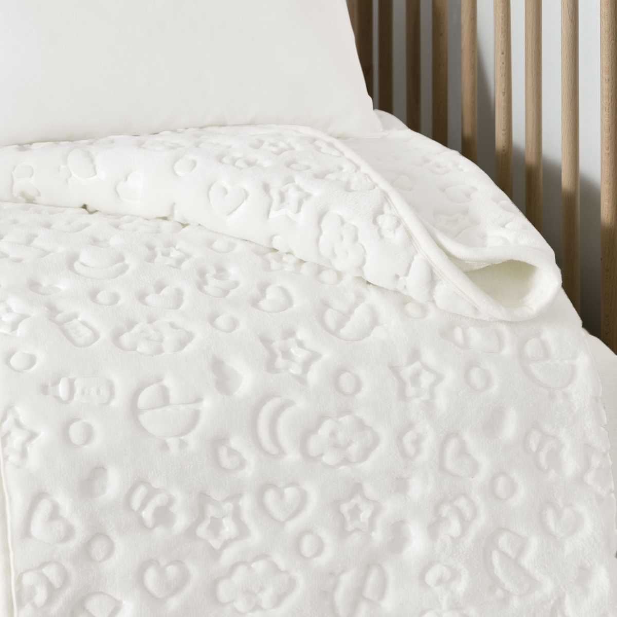 BATTANIYE BEBE EMBOS 100X120 KREM(Y) 1