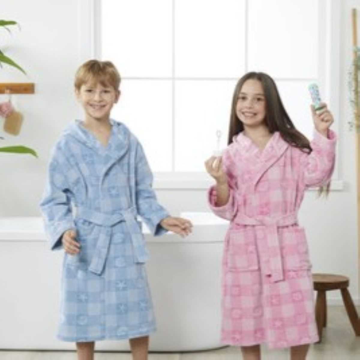 SHELL PLAID/MAVI COCUK (7-8) 1