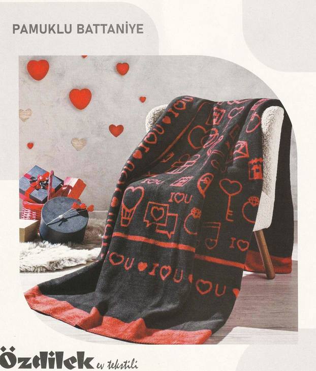 Özdilek Gleam Çift Kişilik Pamuklu Battaniye 1