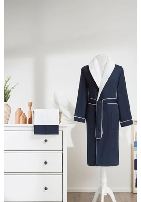 MASKULEN LINE BEYAZ/LCV BORNOZ SETI (L) 1