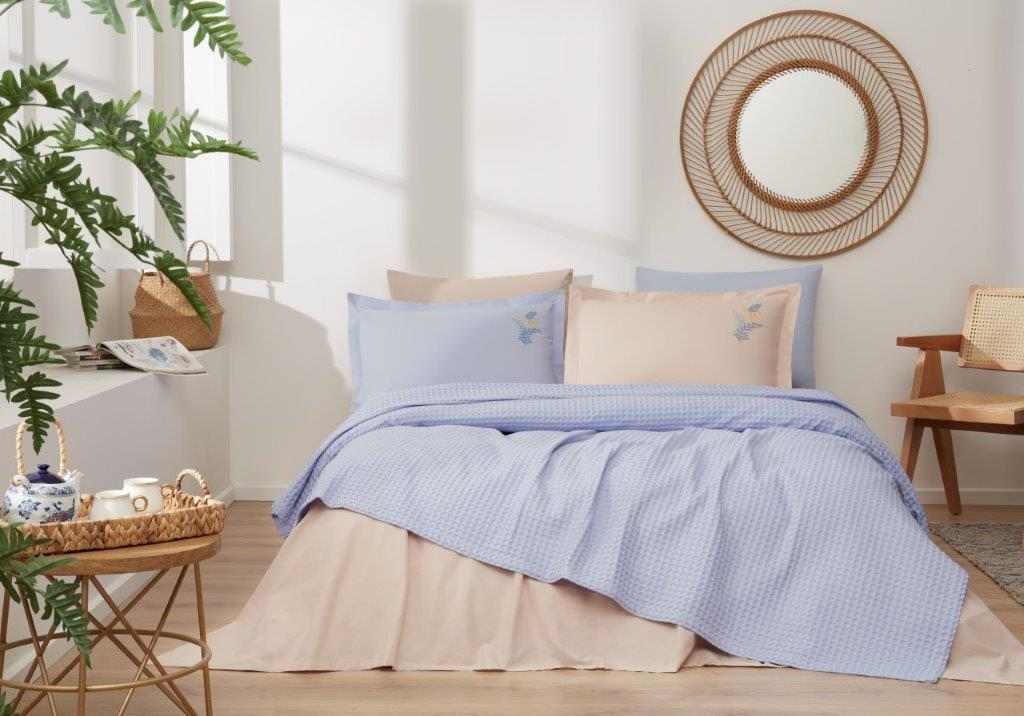 PIKE TK. NAKISLI RF TK MAVI-BEJ WAFFLE 1