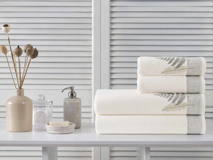 COTTON BLISS KREM-YESIL BEST SET 1