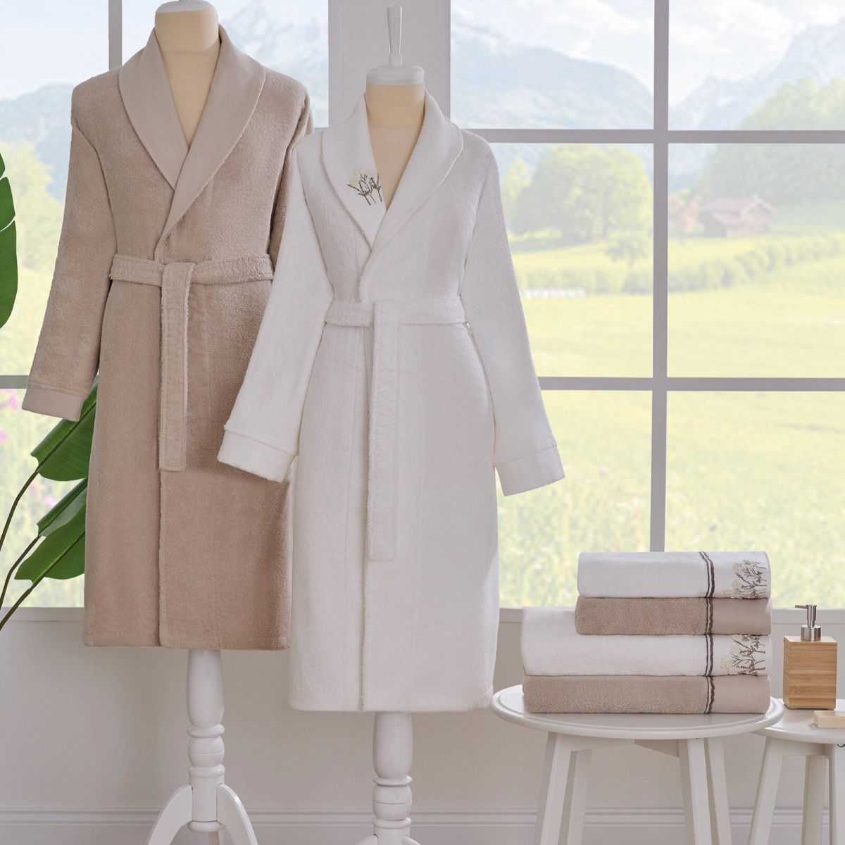 DITSY GARDEN KREM BEJ-BEJ AILE SETI 1