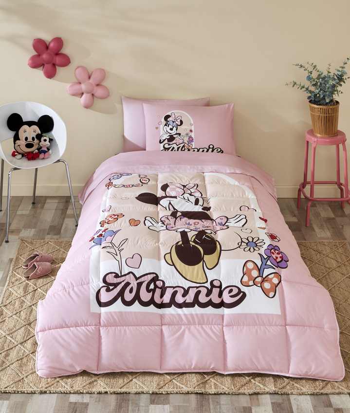 DSNY UYKU SETI RF TK PEMBE MINNIE GARDEN 1