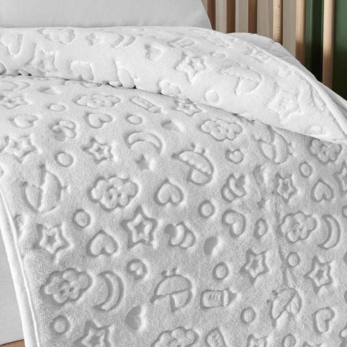 BATTANIYE BEBE EMBOS 100X120 A.GRI (N) 1