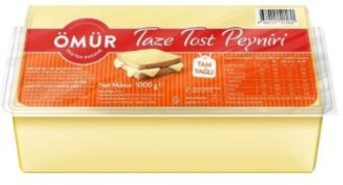 ÖMÜR YARIM YAĞLI TOST PEYNİRİ 2000 G 1