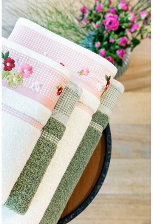 ROSE BUD PEMBE-YESIL BEST SET 1