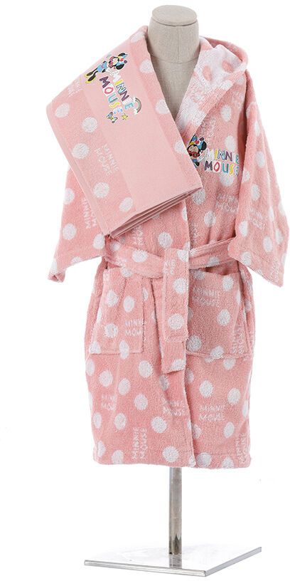 DSNY MINNIE FASHIN PEMBE BORNOZ SETI 7-8 1