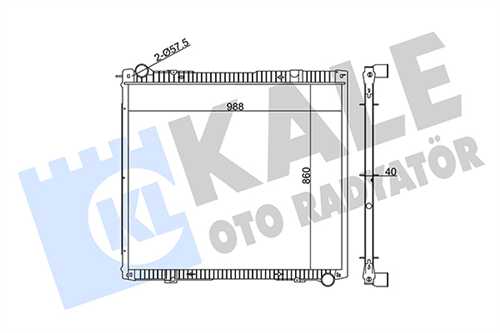 RADYATÖR SCANIA P340 R340 P380 R380 ÇERÇEVESİZ 1
