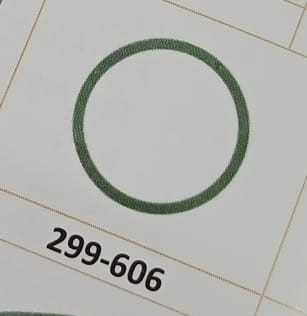 SAFİR CONTA İÇ ÇAP 85MM/DIŞ ÇAP 95MM / KALINLIK 1MM 2