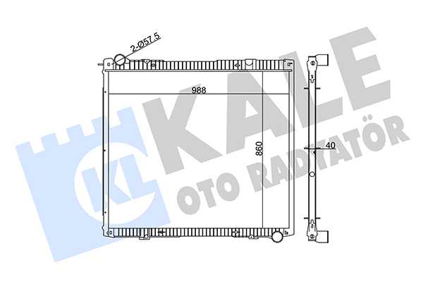 RADYATÖR SCANIA P340 R340 P380 R380 ÇERÇEVESİZ 1