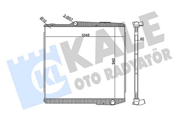 400/440 RADYATÖR KOMPLE PRGT SERİ 1781365/67290 1