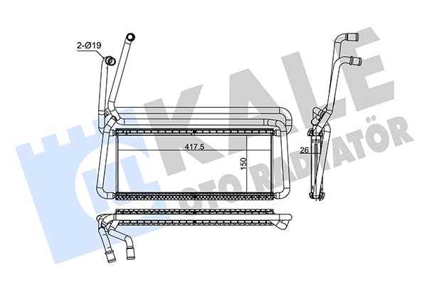 SCANİA 124 KALORİFER RADYATÖRÜ 1