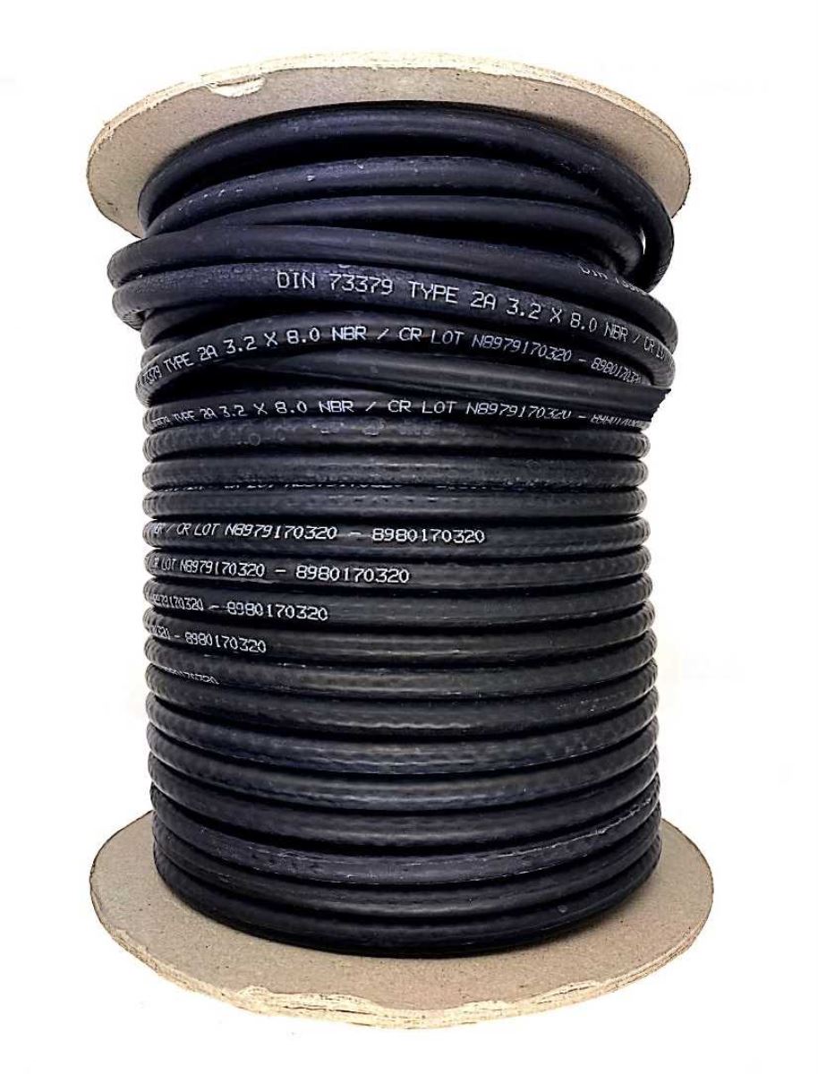 MAZOT GERİ DÖNÜŞ HORTUMU 3,2X8 SİYAH (1METRELİK)  6050780581/6154760226 1