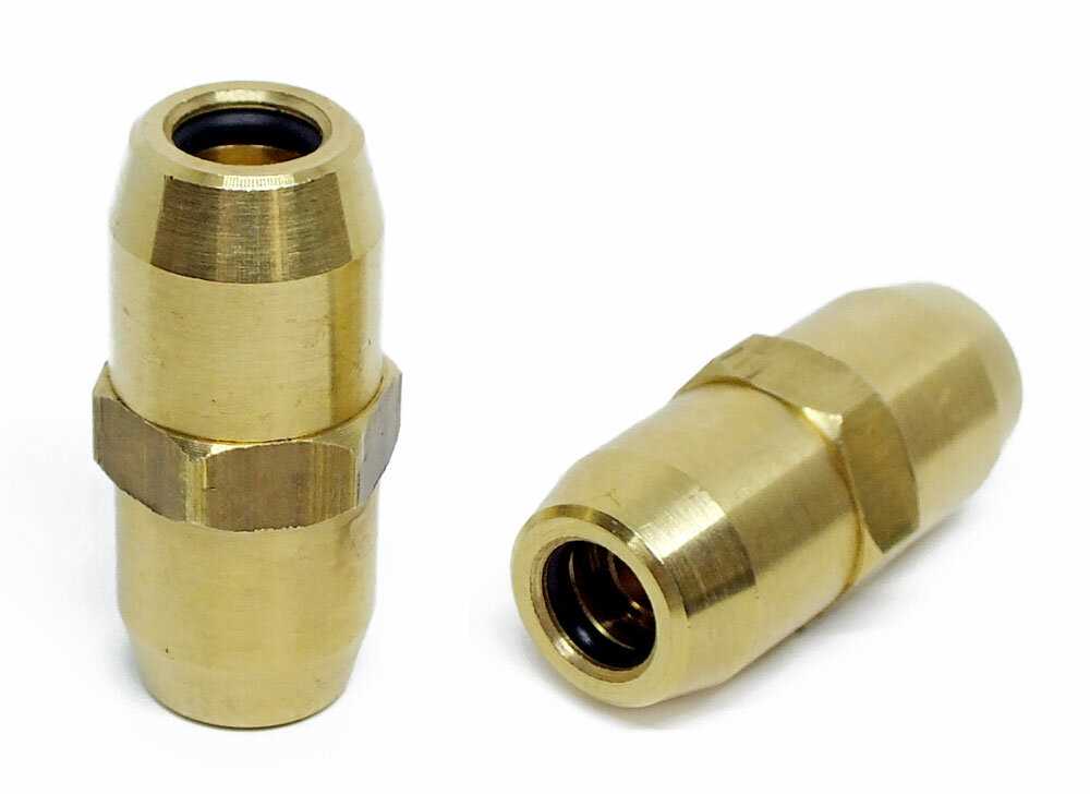 ÇİFT YÖNLÜ HORTUM ADAPTÖRÜ 8X8 MM PİRİNÇ 1